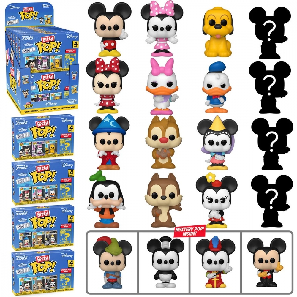 Disney Classics Bitty Pop Mini Figure 4 pack Poki heaven AS