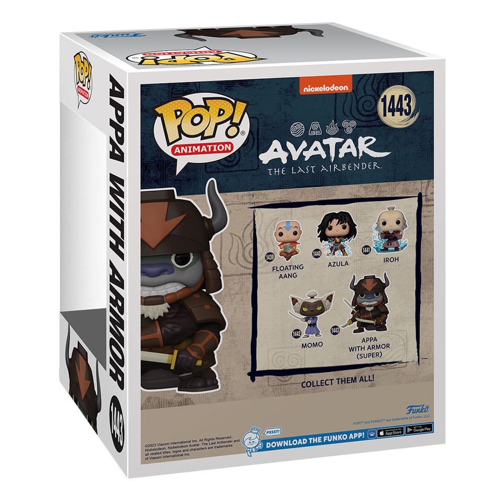 Avatar: The Last Airbender Oversized POP! Appa w/ Armor 15 cm Vinyl ...
