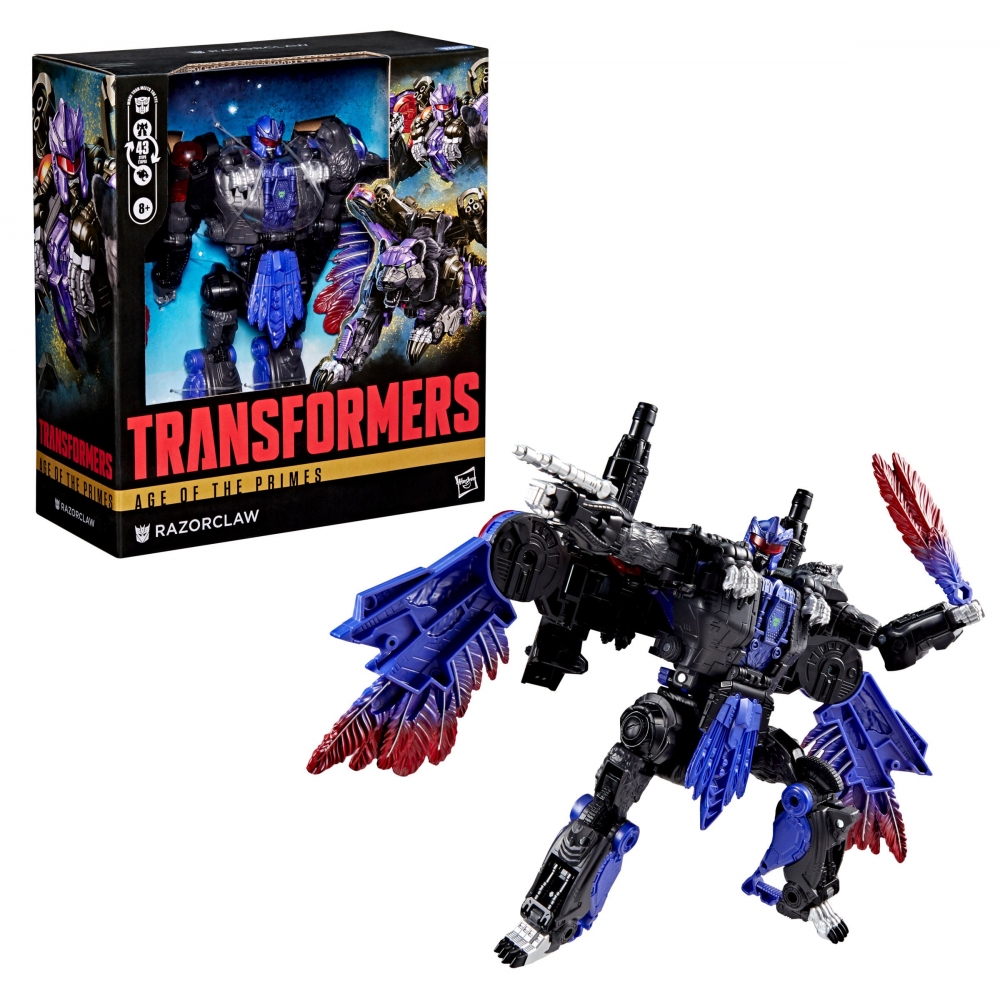 Transformers Razor Crest Transformers Age of the Primes Leader Class Action Figure Razorclaw 19 ...