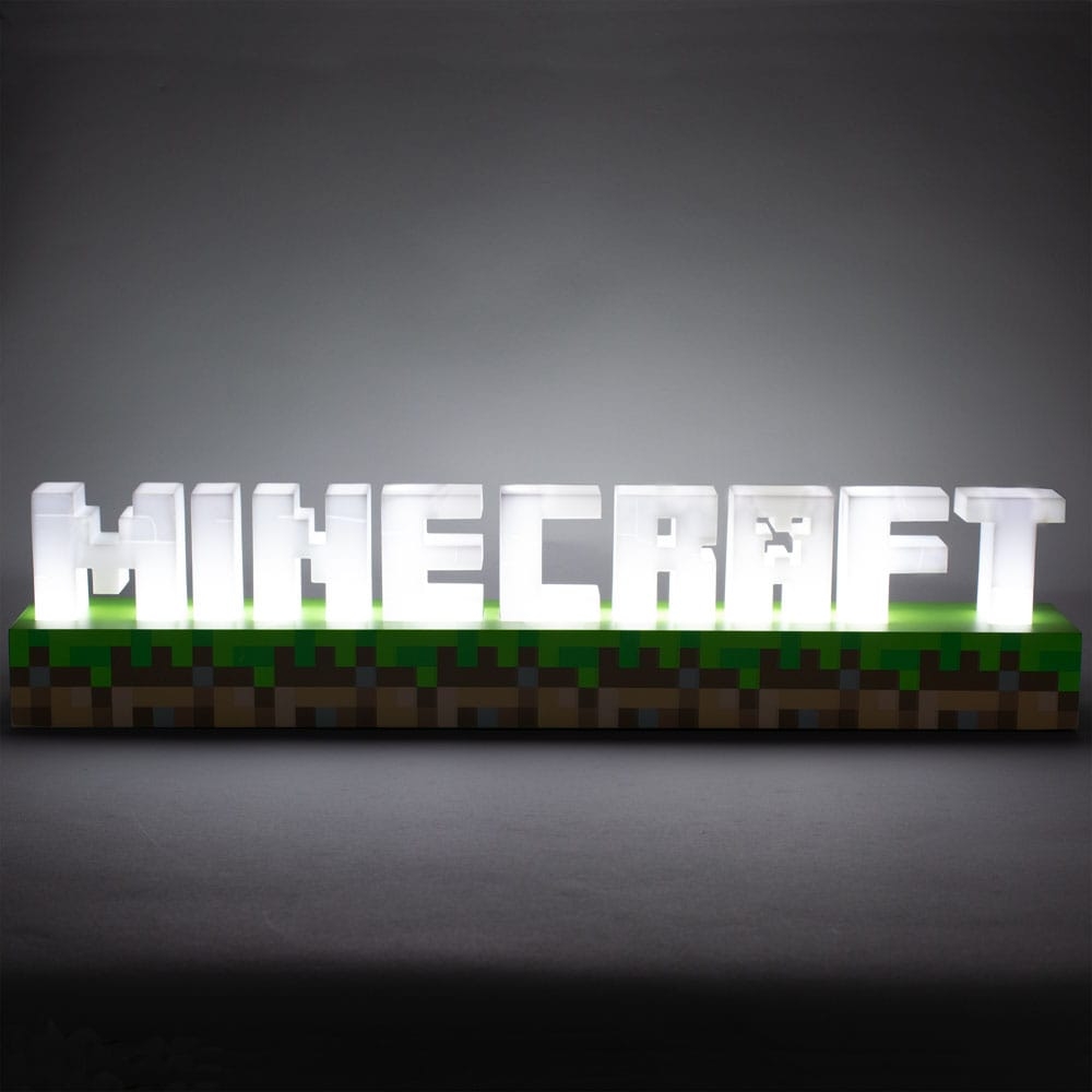 Minecraft Led Logo Minecraft Light Logo 41 cm | Poki-heaven AS