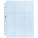 Ultra Pro Silver Blue Series Pages 9 Pocket (Velg mellom 100, 10 og 5 stk.) thumbnail