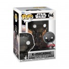 Star Wars K-2S0 (JEDHA) Pop! Vinyl Figure 146 w/pin - Exclusive thumbnail