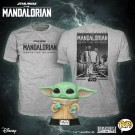 The Mandalorian Grogu Cookie Pop! Vinyl and T-Shirt thumbnail