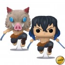 Funko! POP Flocked Excl Demon Slayer Inosuke Vinyl Figure 875 - Mulighet for chase thumbnail