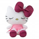 Sanrio Plush Figure Hello Kitty Red Velvet Dress M 17 cm thumbnail