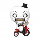 Terrifier POP! Movies Art the Clown w/bike Vinyl Figure 1591 thumbnail