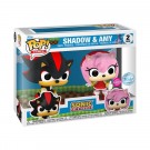 Funko! POP 2PK Excl Sonic Shadow & Amy Rose Flocked Vinyl Figures thumbnail