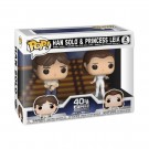 Star Wars: ESB Han and Leia Pop! Vinyl Figure 2-Pack thumbnail