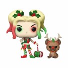 DC Holiday Harley Quinn Pop! Vinyl Figure with Helper Buddy 357 thumbnail