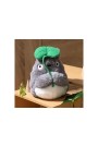 My Neighbor Totoro Nakayoshi Plush Figure Big Totoro with leaf 21 cm thumbnail