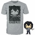 My Hero Academia Shota Aizawa Pop! Vinyl Figure with Adult Gray Pop! T-skjorte thumbnail