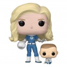 The Fantastic Four: First Steps POP! and Buddy Marvel Invisible Woman and Franklin Vinyl Figure 1514 thumbnail