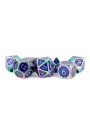 FanRoll Dice Set Rainbow with Blue Enamel (7) thumbnail