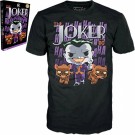 DC Comics Joker Adult Black Pop! Boxed T-Shirt thumbnail