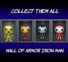 Marvel Iron Man Hall of Armor Iron Man Model 4 Deluxe Pop! Vinyl Figure - Previews Exclusive 1036  thumbnail