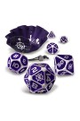 Enhance Tabletop Series Metal RPG Dice Set Purple (7) thumbnail