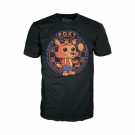 FNAF Foxy Flocked Pop! Vinyl Figure with Adult Pop! T-skjorte thumbnail
