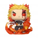 Demon Slayer: Kimetsu no Yaiba POP! Animation Kyojuro Rengoku 9th form Exclusive Vinyl figure 1856 6 inch thumbnail
