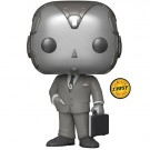 WandaVision 50's Vision Black & White Pop! Vinyl Figure 714 mulighet for Chase thumbnail