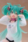 Hatsune Miku Cat Ear T-Shirt Ver. Desktop Cute PVC Figur 13 cm thumbnail