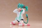 Hatsune Miku Cat Ear T-Shirt Ver. Desktop Cute PVC Figur 13 cm thumbnail