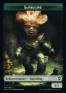 Baldur's Gate Token 14/20 - Saproling DFC - Foiled thumbnail