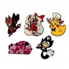 Hazbin Hotel Enamel Pins Set 5 cm thumbnail