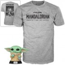 The Mandalorian Grogu Cookie Pop! Vinyl and T-skjorte thumbnail
