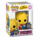 Simpsons POP and Buddy TV Lisa and Snowball Vinyl Figure 1740 thumbnail
