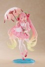 Hatsune Miku AMP PVC Statue Newley Written Sakura Miku Sakura Dress Ver. 21 cm thumbnail