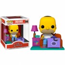 Simpsons Homer Watching TV Deluxe Funko Pop! Vinyl Figure 909 thumbnail