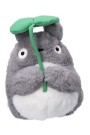 My Neighbor Totoro Nakayoshi Plush Figure Big Totoro with leaf 21 cm thumbnail