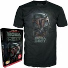 Star Wars May the 4th Boba Fett Adult Boxed Gray Pop! T-skjorte thumbnail