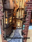 Harry Potter Tiny Adventures Book Nook Mini Diorama Diagon Alley 23 cm thumbnail