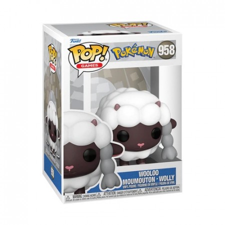 Pokemon POP! Games Wooloo Vinyl Figure 958