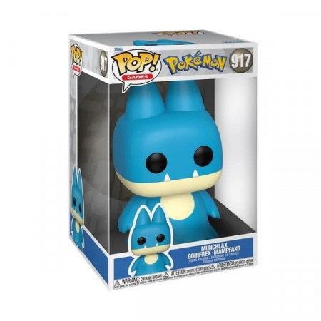Pokemon Super Sized Jumbo POP! Munchlax 25 cm Vinyl Figure 917 - Forventet Juni