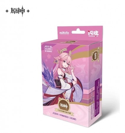 Genshin Impact Trading Card Game Series 03 Pre-Build Starter Deck 05 Yae Miko . - Kinesisk