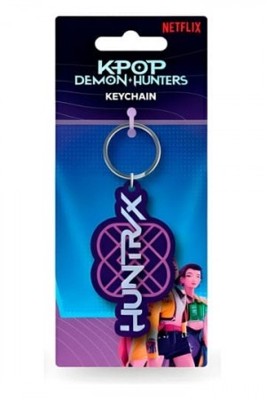 KPop Demon Hunters PVC Keychain Huntrix Logo