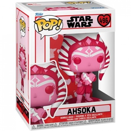 Star Wars Valentines Ahsoka Tano Pop! Vinyl Figur 496