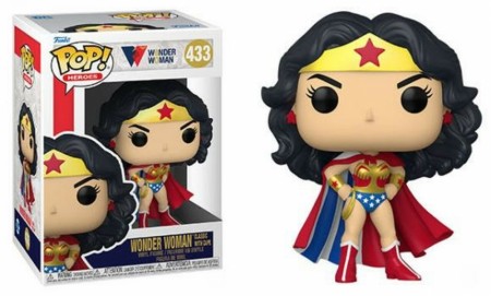 Wonder Woman 80th Classic with Cape Pop! Vinyl Figur 433