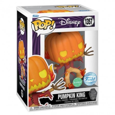 Nightmare before Christmas  POP! Disney Pumpkin King Scented Vinyl Figure 1357