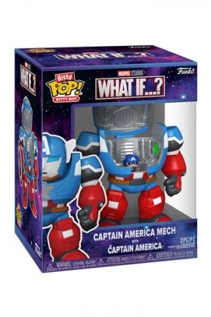 Marvel Bitty POP! Bots Figure WI- CA Mech w/Cap 11,7 cm