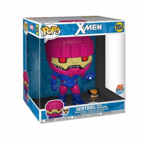 X-Men Sentinel with Wolverine Jumbo 10-Inch Pop! Vinyl - PX 1054