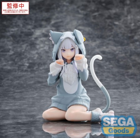 Re:Zero Starting Life in Another World Yumemirize PVC Statue Emilia Mofumofu Pack 11 cm - Forventet Mars