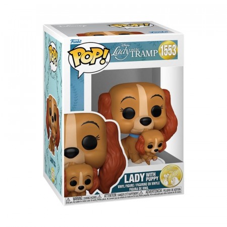 Lady and the Tramp POP! Disney Lady w/puppy Vinyl Figure 1553