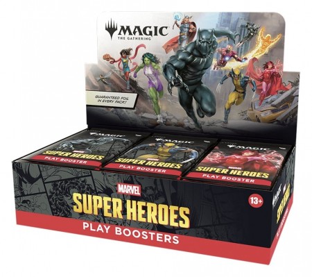 Magic the Gathering Marvel Super Heroes Play Booster Display