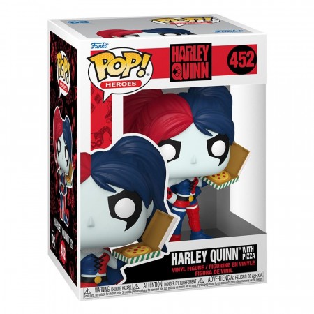 DC Comics: Harley Quinn Takeover POP! Heroes Vinyl Figure 452 Harley with Pizza