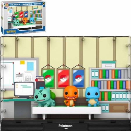 Pokemon Bulbasaur Charmander Squirtle Deluxe Funko Pop! Moment with Case 01