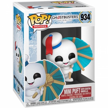 Ghostbusters 3: Mini Puft with Cocktail Umbrella Pop! Vinyl 934