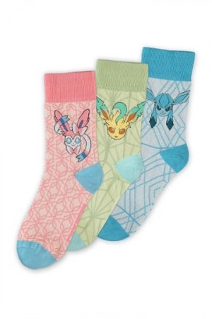 Pokémon Socks 3-Pack Eevee Evolution
